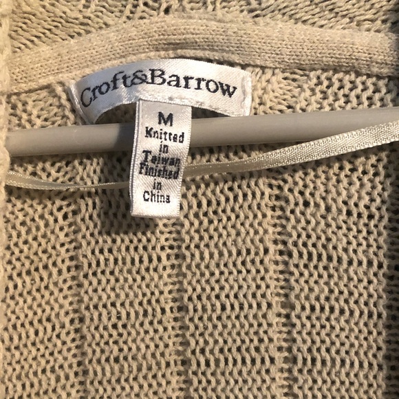 Cream Color cardigan long sleeve - Picture 5 of 5